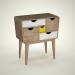 3d model Commode Kristbjorg (Scandinavian style) - preview