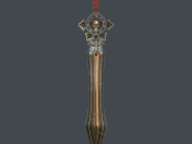 Fantasy sword 17 3d model