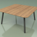 3d model Coffee table 011 (Metal Smoke, Teak) - preview