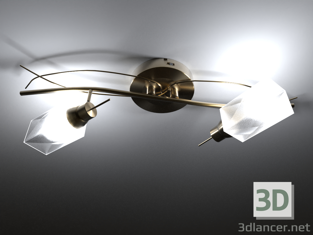 3d Chandelier model buy - render