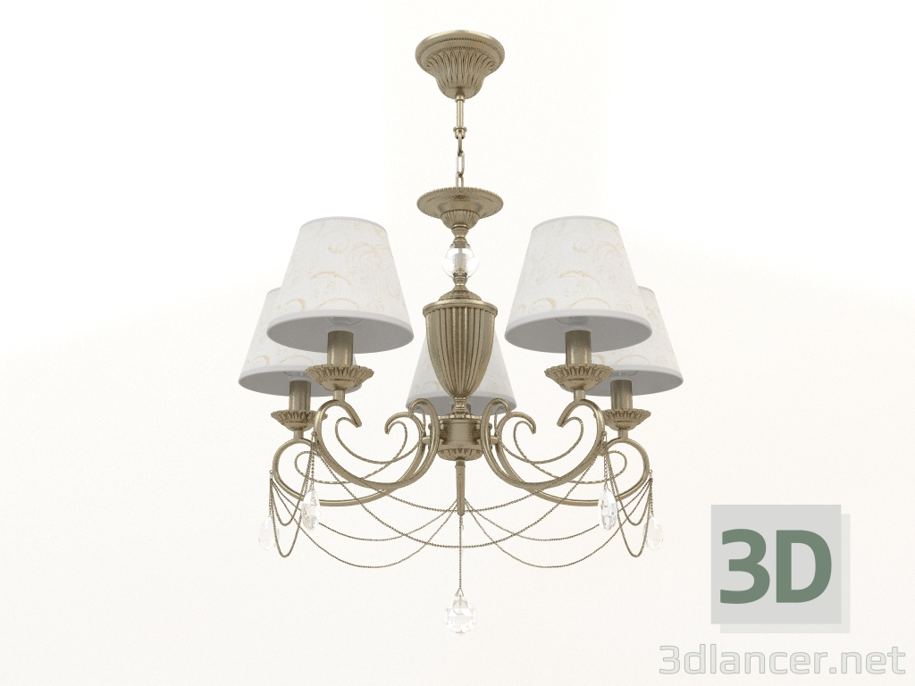 Modelo 3d Lustre Brossard (FR2904-PL-05-BZ) - preview