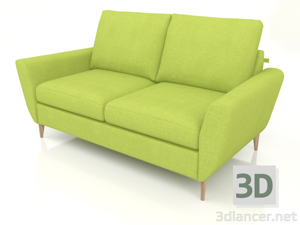 Modelo 3d Sofá dobrável de 3 lugares reto para casa - preview