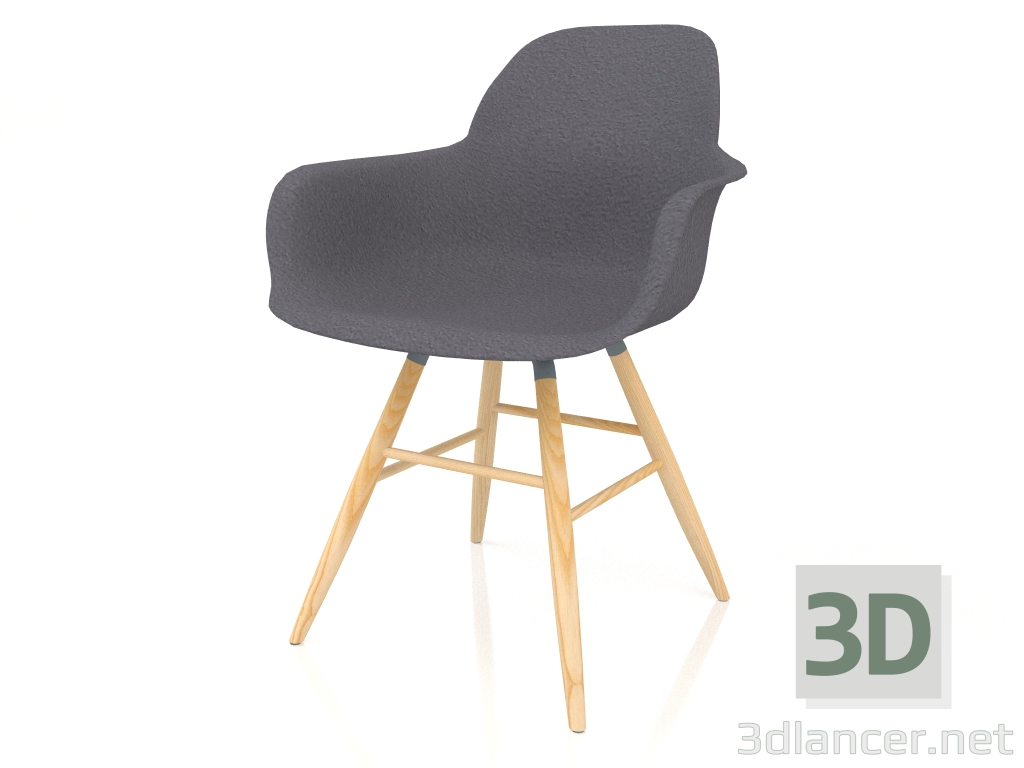 3D Modell Sessel Albert Kuip (Dunkelgrau) - Vorschau