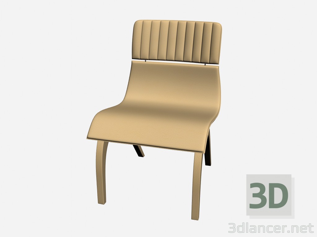 modèle 3D Fauteuil sans accoudoirs HERMAN - preview