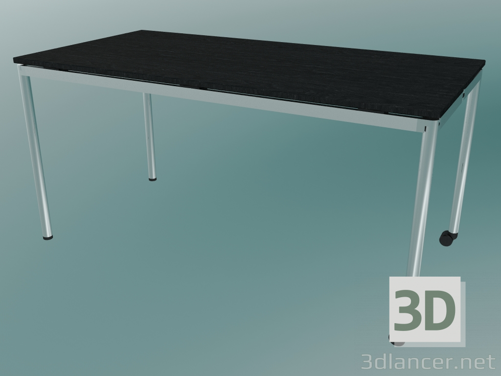 modello 3D Tavolo rettangolare modulare (1500x750mm) - anteprima