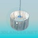 3d model Chandelier with lampshade - preview