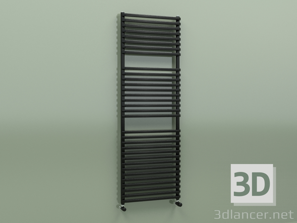 3d model Towel rail NET (1440x500, Black - RAL 9005) - preview