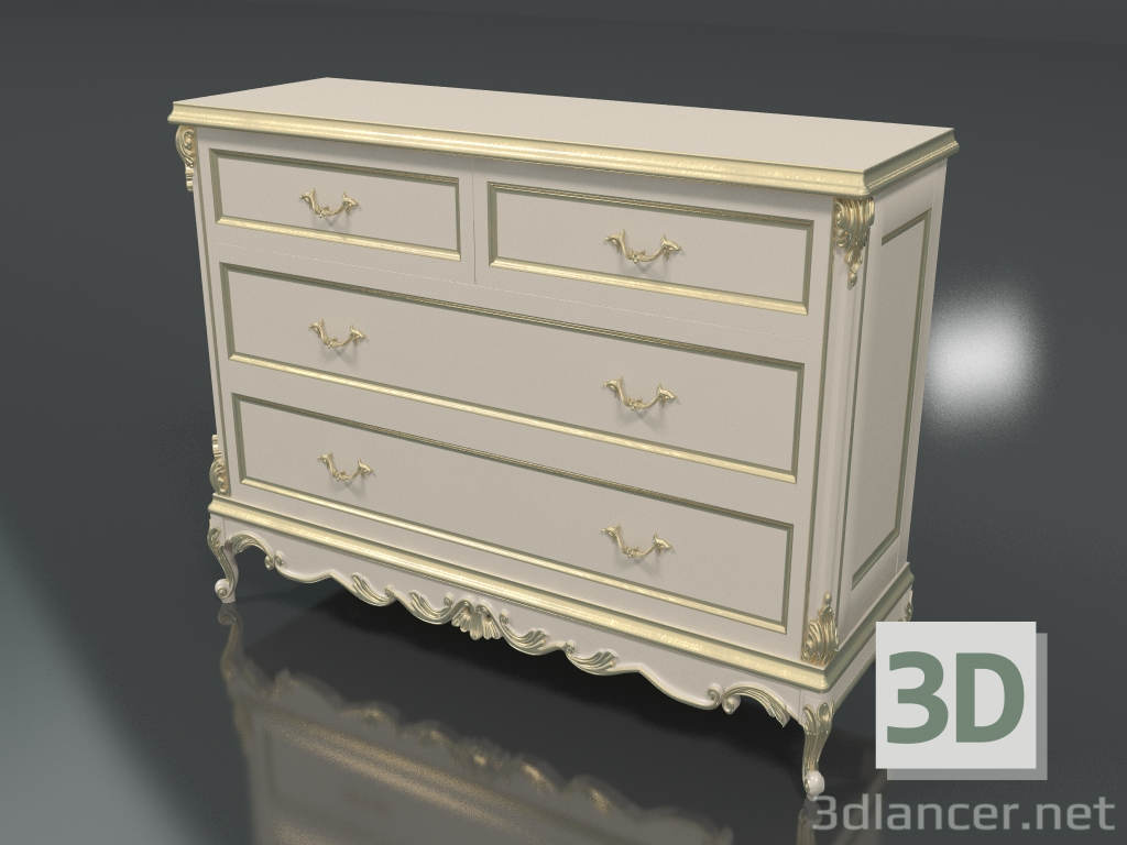 3d model Chest of drawers (art. 12207) - preview