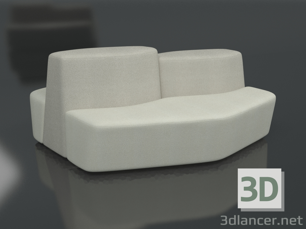 3D modeli Kanepe 54° – 5° BELFAST ÇİFT - önizleme