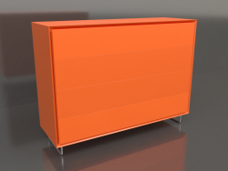 Kommode TM 014 (1200x400x900, Leuchtorange)