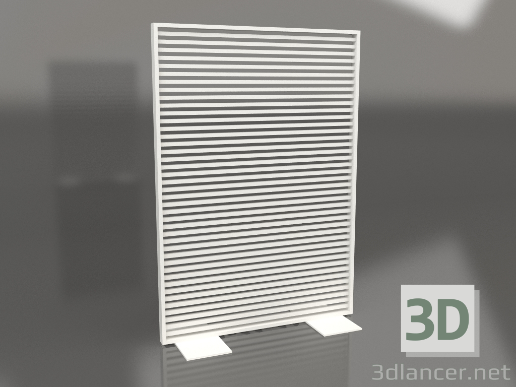 3d model Mampara de aluminio 120x170 (Gris ágata) - vista previa