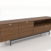 Modelo 3d Móvel de TV 1800 mm (nogueira clara) - preview