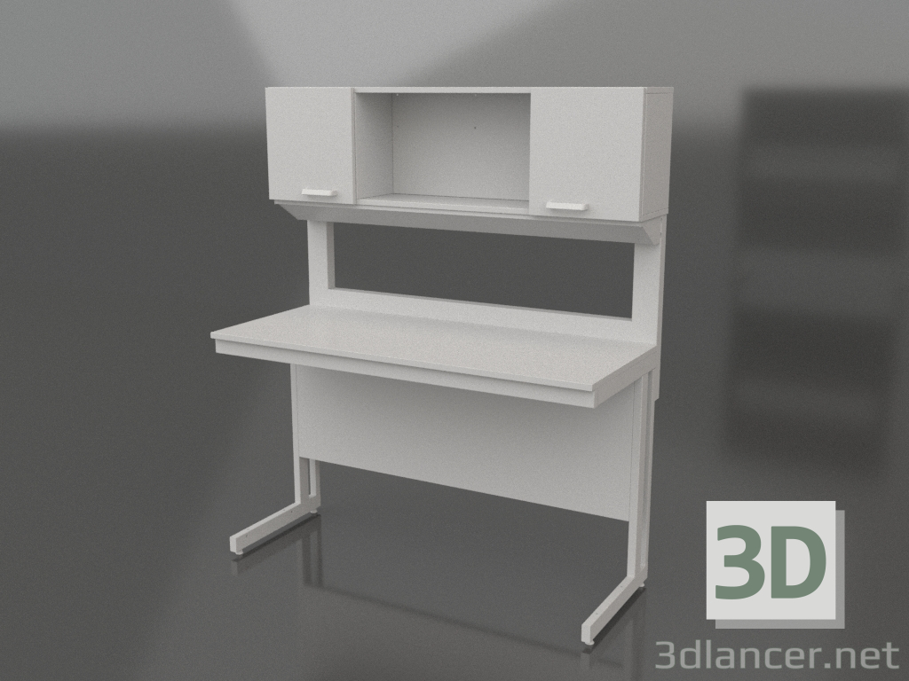 Modelo 3d Mesa de laboratório com extensão de armário 1500 CH 900 - preview Modelo 3d Mesa de laboratório com extensão de armário 1500 CH 900 - preview