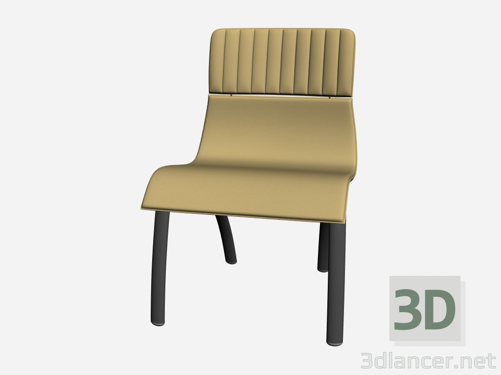 3d model Silla sin brazos 1 HERMAN - vista previa