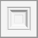 3d model Decorative element (door frame) D200 (9.6 x 9.6 x 3 cm) - preview