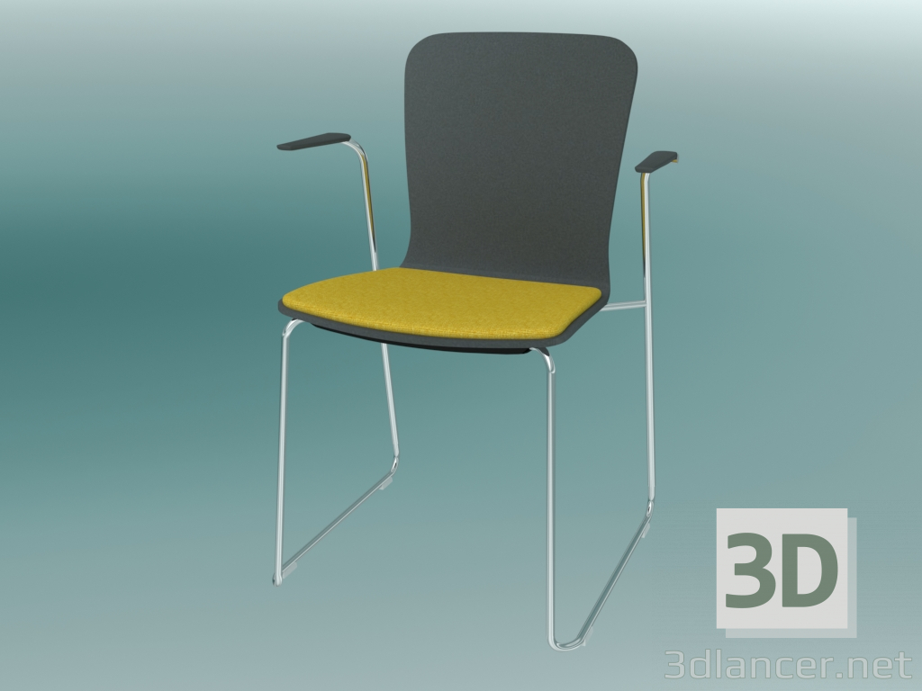 3d model Silla de visita (K23V3 2P) - vista previa