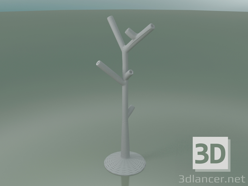 3d model Percha Corallo (Blanco) - vista previa