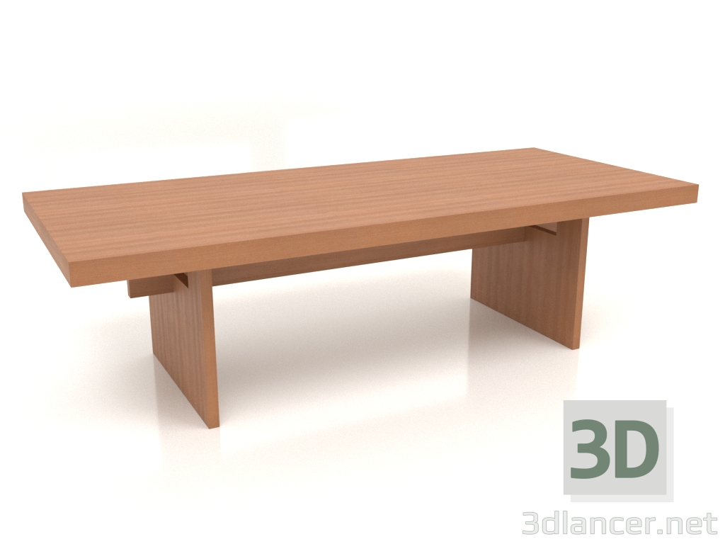 3D Modell Couchtisch JT 13 (1600x700x450, Holzrot) - Vorschau