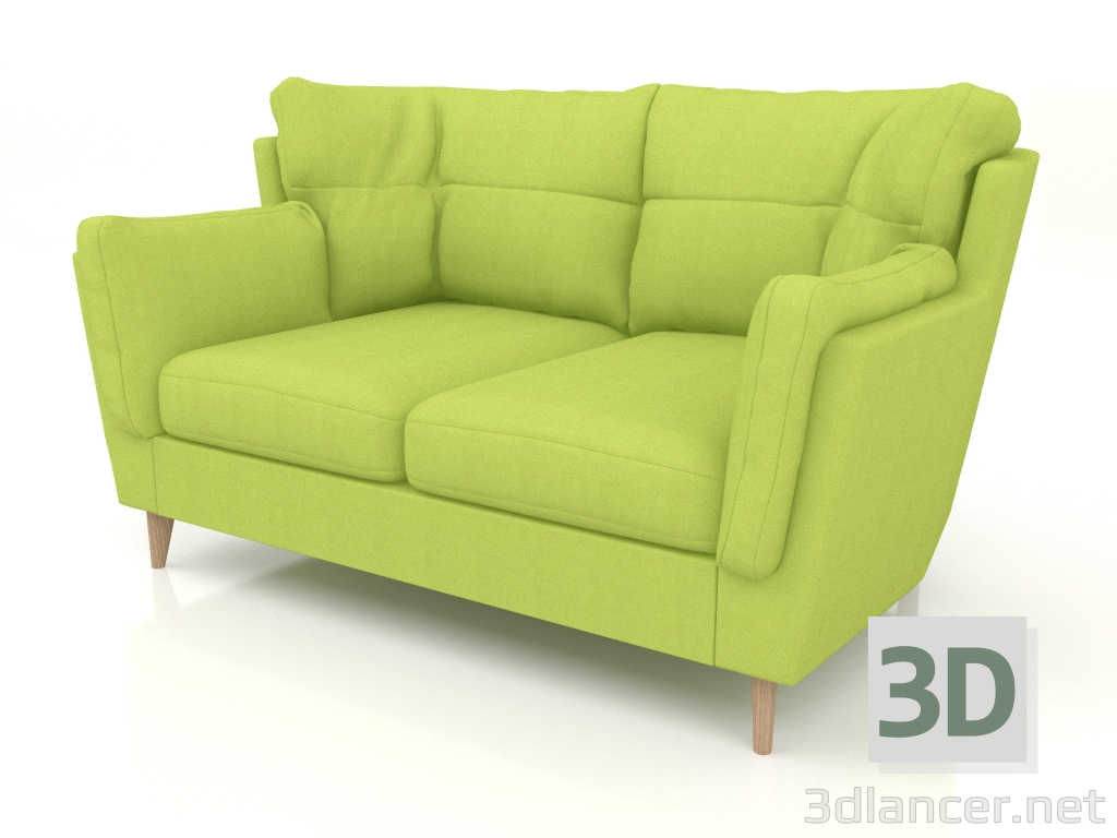 modello 3D Divano 2 posti dritto Hygge - anteprima