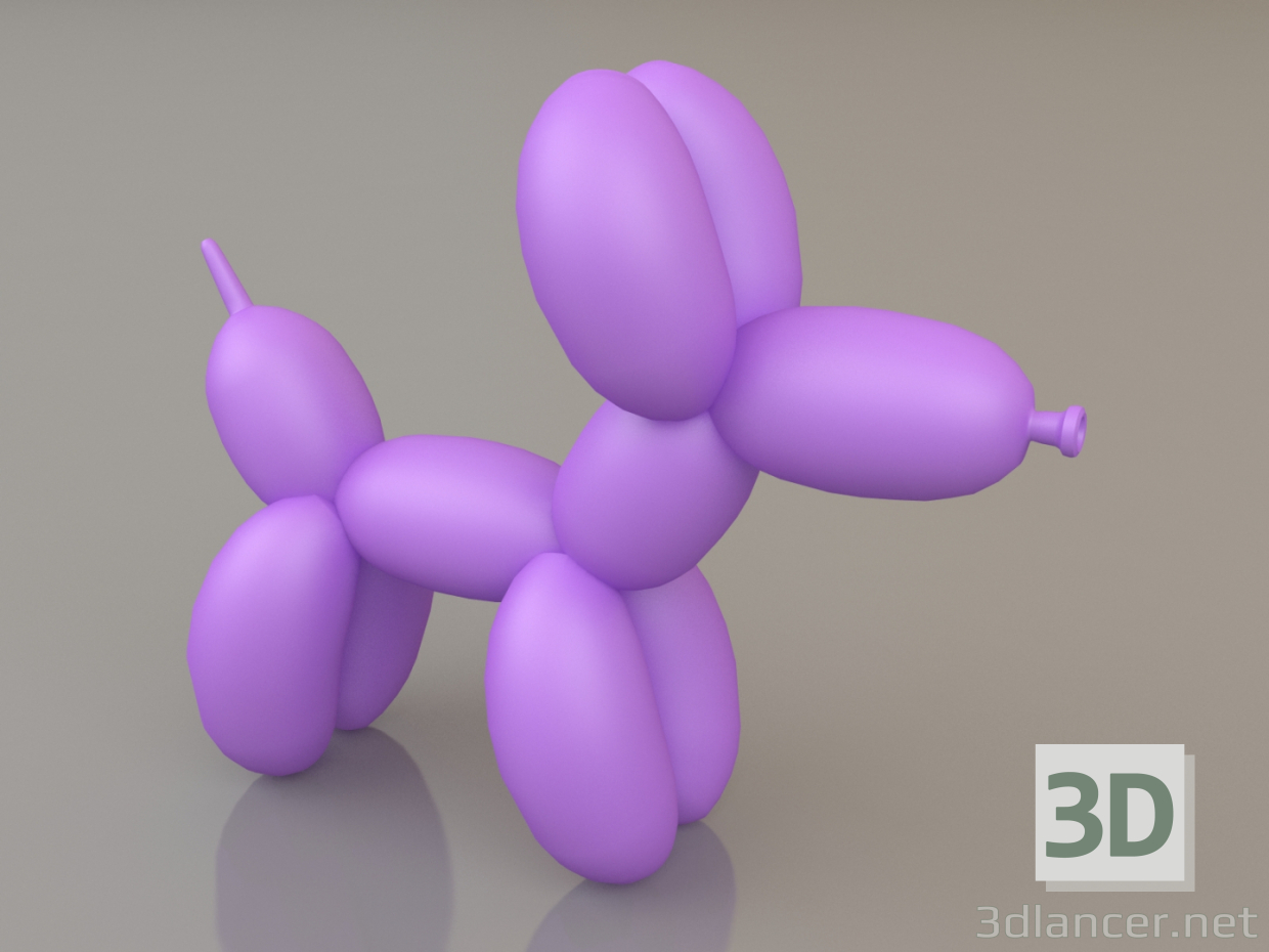 Gummihund (Dekor) 3D-Modell kaufen - Rendern