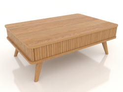 Coffee table (natural oak)