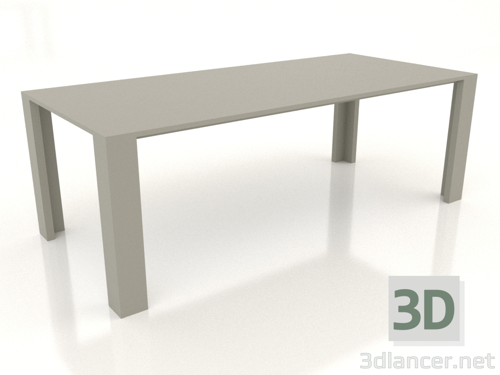 3D modeli Serenity yemek masası 2200x1000x750 mm (seçenek 5) - önizleme