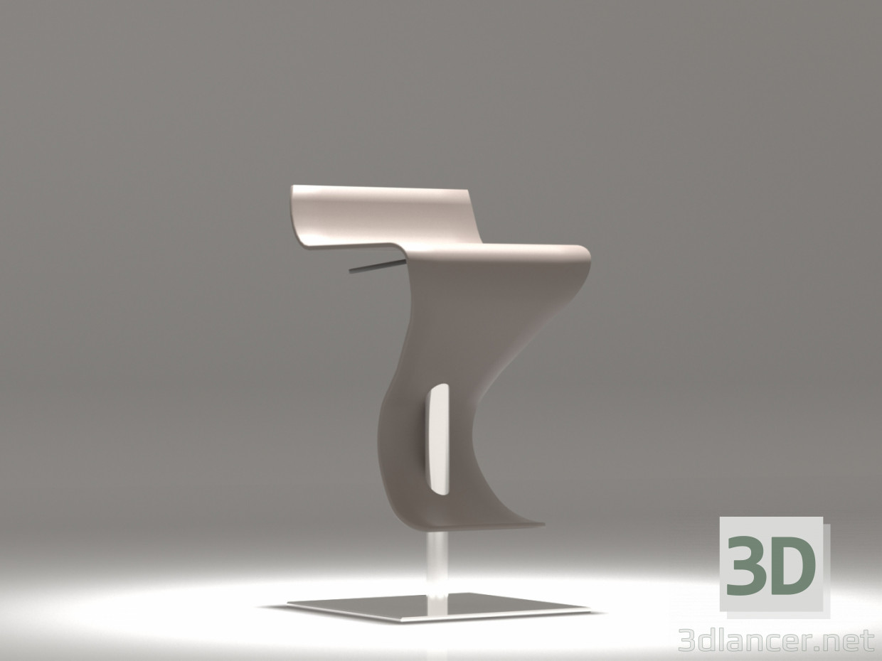 3D Modell Barhocker - Vorschau