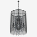 3d model Pendant lamp with glass decoration (S110240 6) - preview