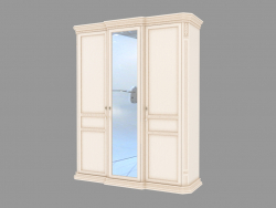 3-door wardrobe with mirror (1926x2337x644)