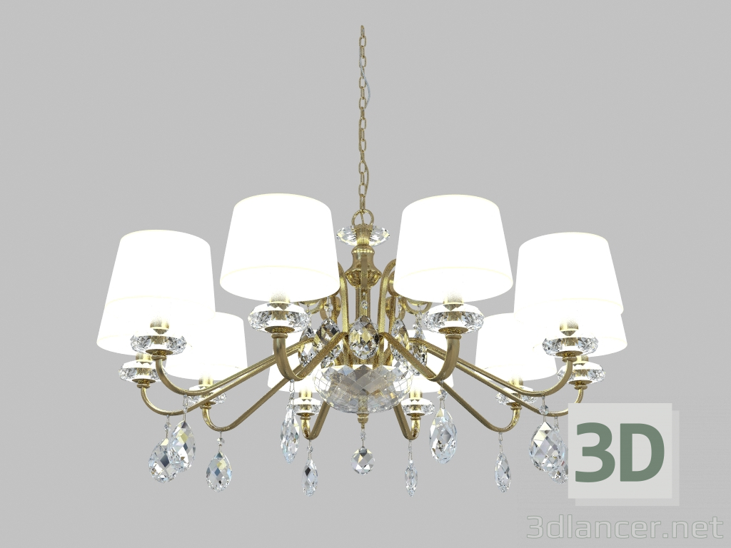 modello 3D Lampadario (1706С + 4) - anteprima