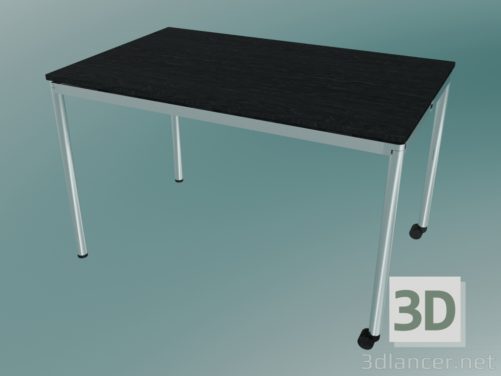 modello 3D Tavolo rettangolare rettangolare (1200x600mm) - anteprima