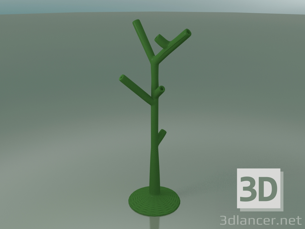 3d model Percha Corallo (Verde) - vista previa