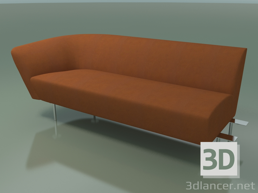 3d model Módulo extremo izquierdo 2804 (L 188 cm, LU1) - vista previa