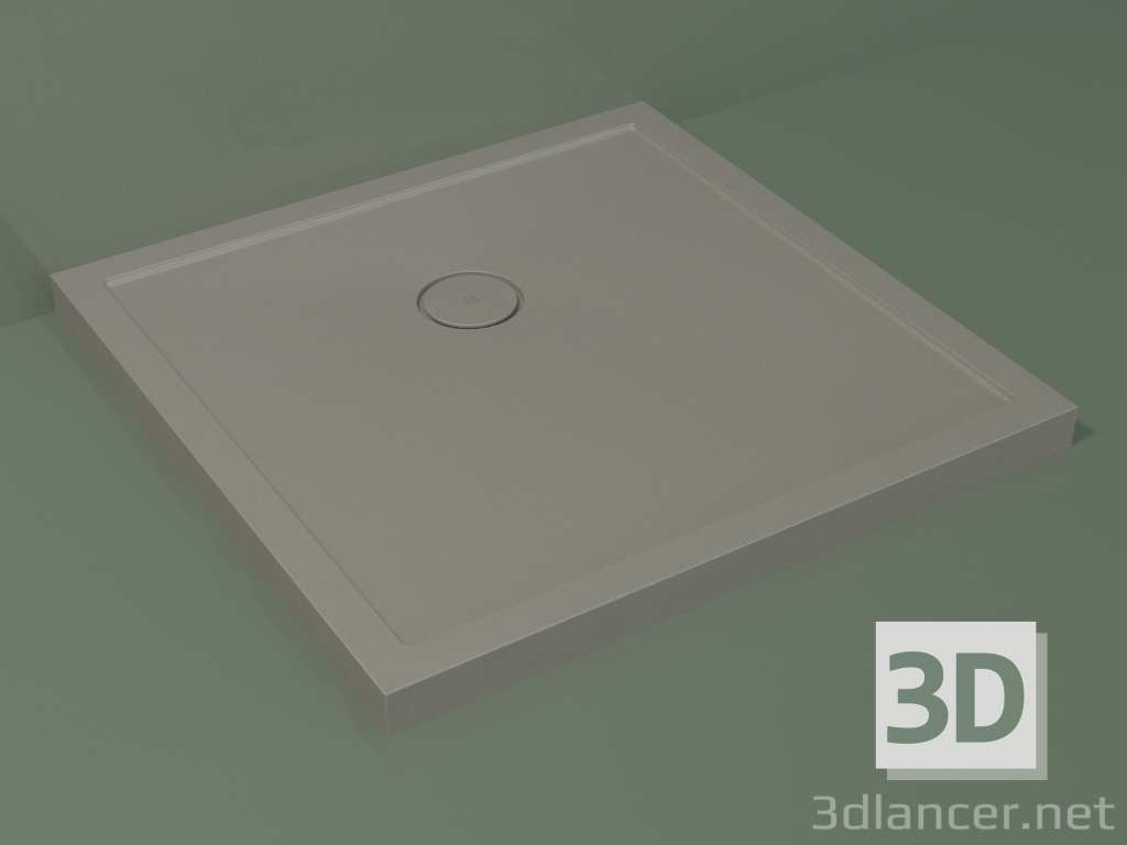 3d model Shower tray Medio (30UM0130, Clay C37, 90x90 cm) - preview