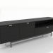 modèle 3D Meuble TV 1800 mm (noir RAL 9005) - preview