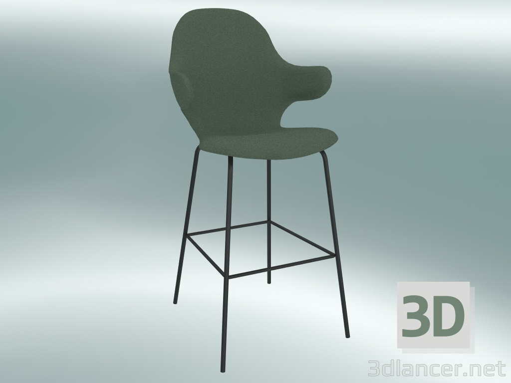 modello 3D Sgabello da bar Catch (JH17, 63x58 H 117cm, Divina - 944) - anteprima