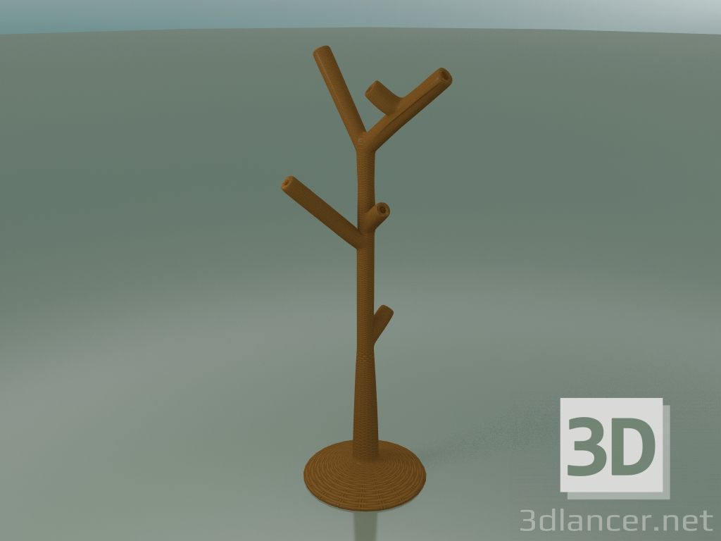 3d model Percha Corallo (Naranja) - vista previa