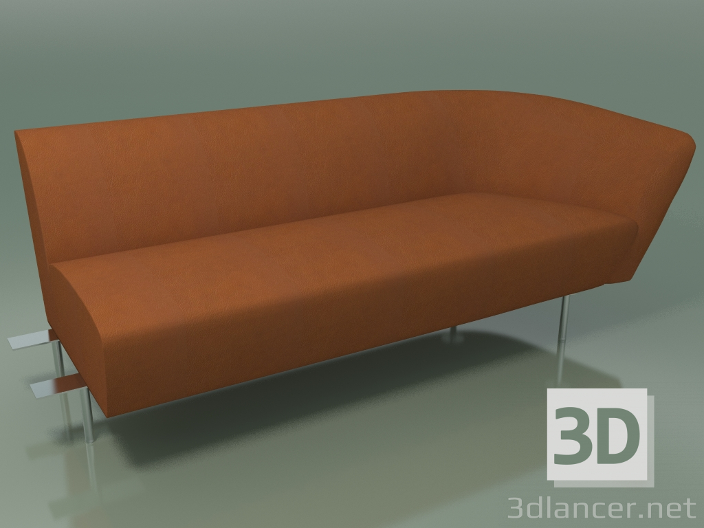 modello 3D Modulo terminale destro 2805 (L 188 cm, LU1) - anteprima