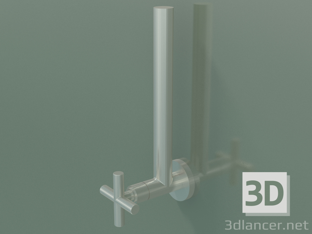 3D modeli Duvar açılı valf (22900892-06) - önizleme