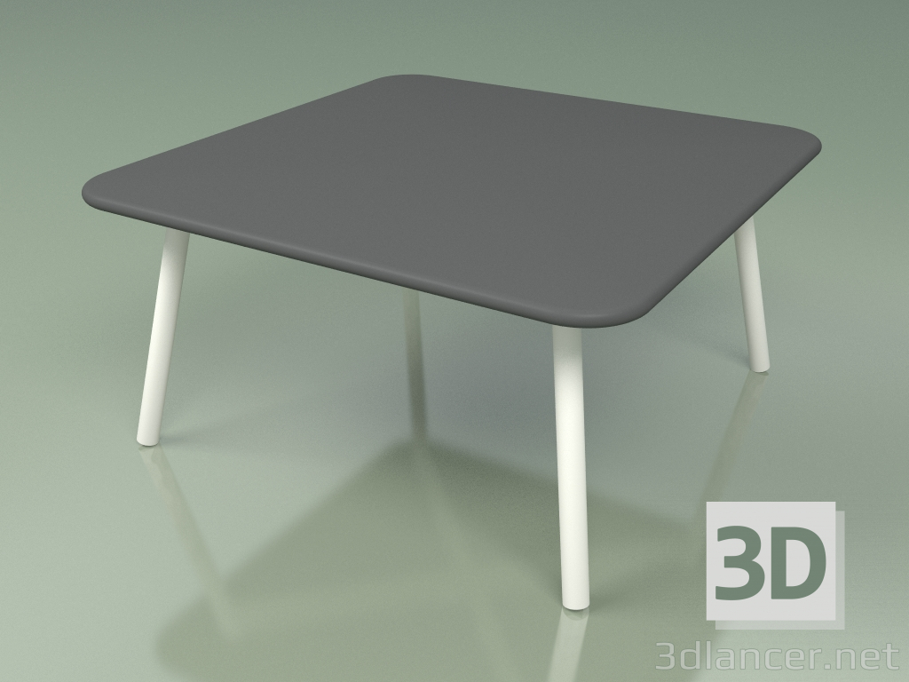 3d model Coffee table 011 (Metal Milk, HPL Gray) - preview