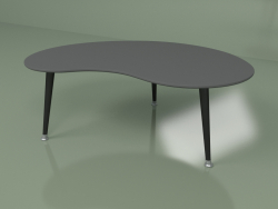 Table basse Kidney (gris foncé)