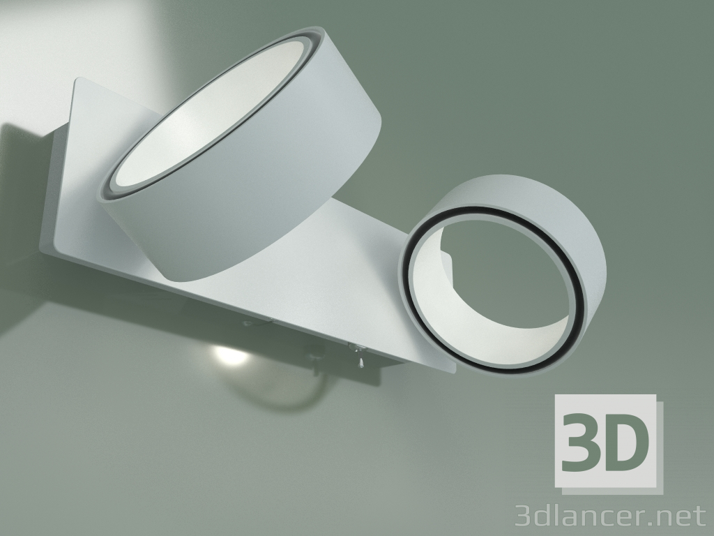 modello 3D Lampada da parete 20068-2 LED - anteprima