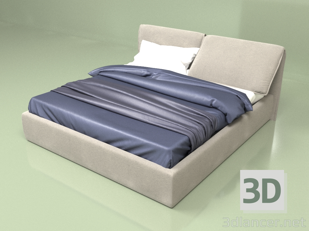 modello 3D Letto matrimoniale Savona - anteprima