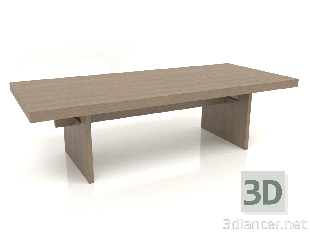 modello 3D Tavolino JT 13 (1600x700x450, grigio legno) - anteprima