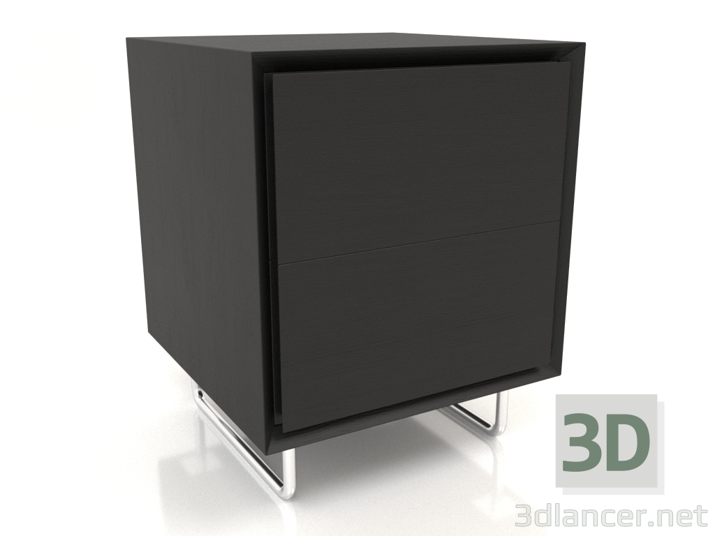 3D Modell Schrank TM 012 (400x400x500, Holz schwarz) - Vorschau