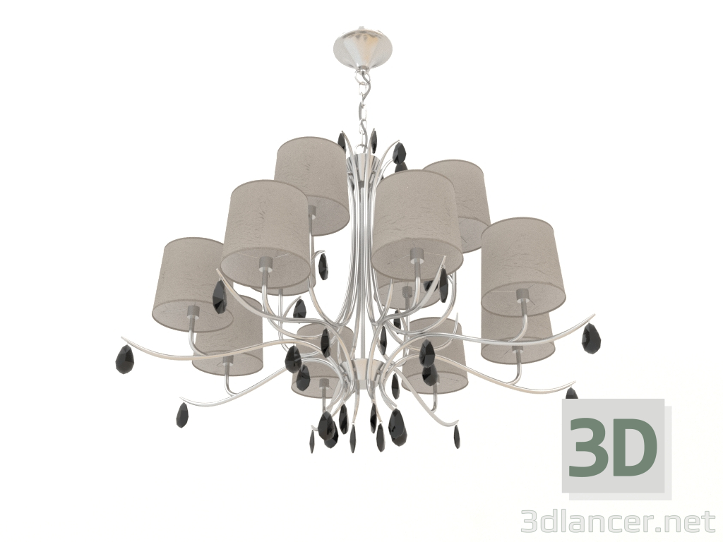 modello 3D Lampadario sospeso (6310) - anteprima