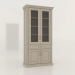 Modelo 3d Vitrine de duas portas com vidro (Pastel) - preview