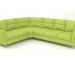 3D Modell Hygge 5-Sitzer-Ecksofa - Vorschau