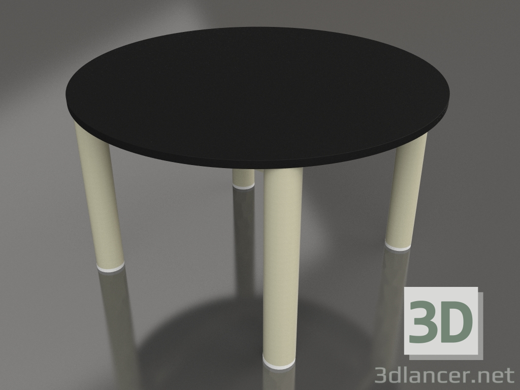 3d модель Стіл журнальний D 60 (Gold, DEKTON Domoos) – превью