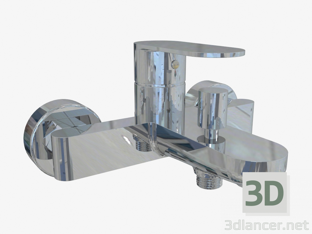 3d model Mezclador de baño, montado en la pared Alpinia (BGA 010M) - vista previa